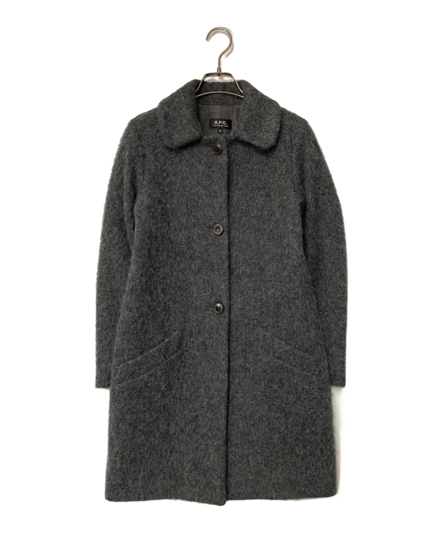 中古・古着通販】A.P.C. (アーペーセー) アルパカ ステンカラーコート