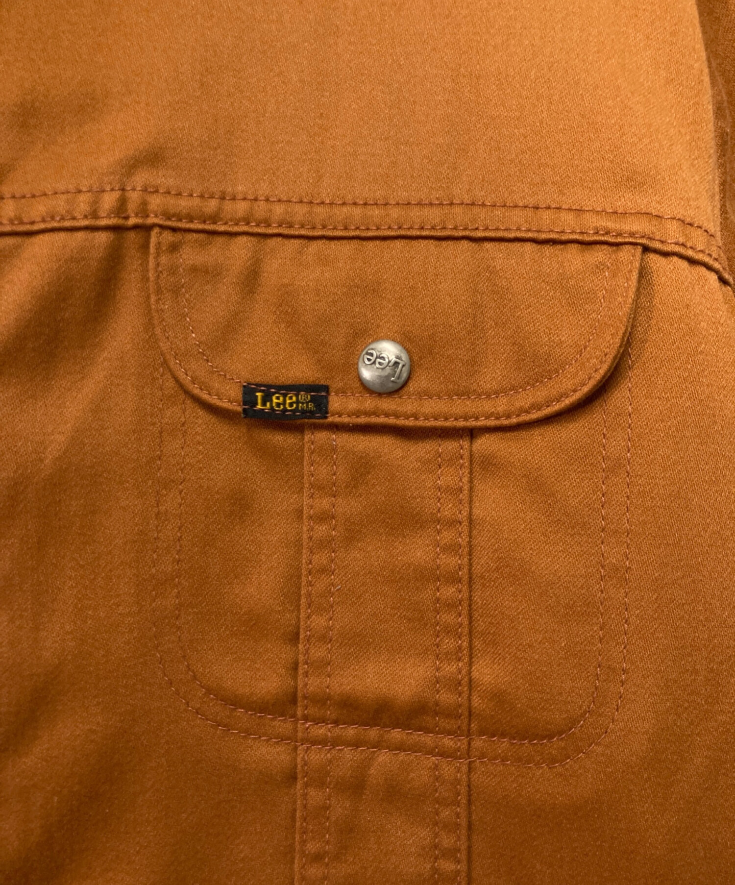中古・古着通販】LEE (リー) サファリシャツ オレンジ サイズ:XL・L