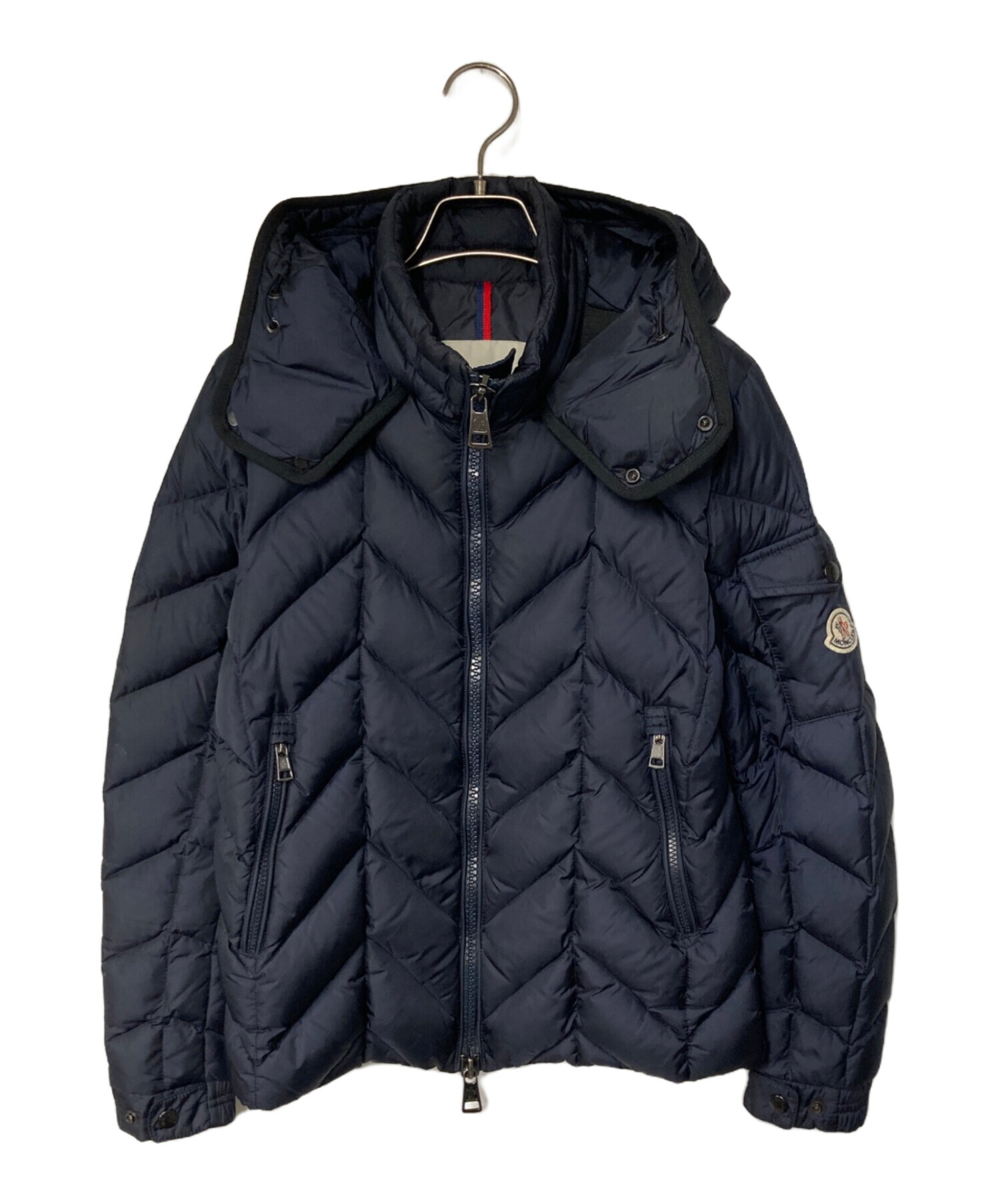 中古・古着通販】MONCLER (モンクレール) BERRIAT フーデッドダウン