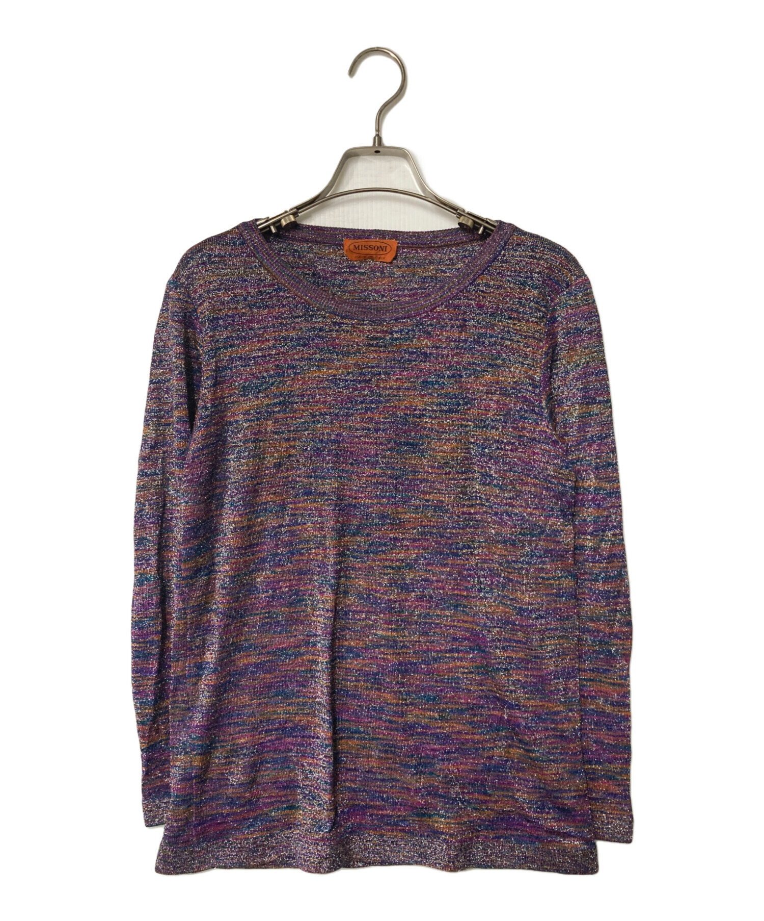 中古・古着通販】MISSONI (ミッソーニ) 総柄ラメニットカットソー 
