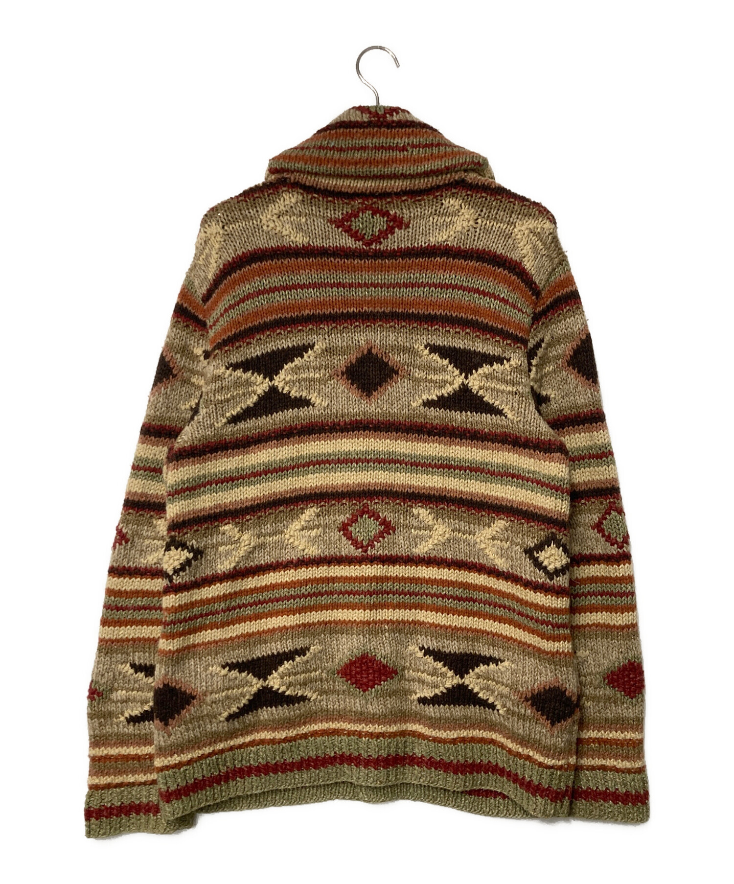 中古・古着通販】RRL (ダブルアールエル) HAND KNIT ネイティブ柄