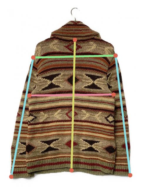 中古・古着通販】RRL (ダブルアールエル) HAND KNIT ネイティブ柄