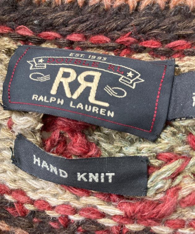 中古・古着通販】RRL (ダブルアールエル) HAND KNIT ネイティブ柄