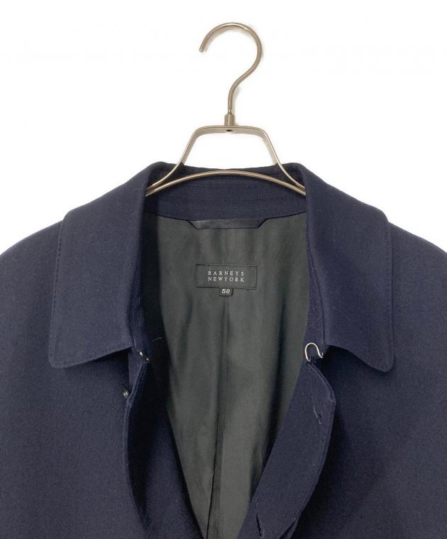 BARNEYS NEWYORKノーカラーコート/ロロピアーナ/ネイビー/40 wine-king_7777100000051780