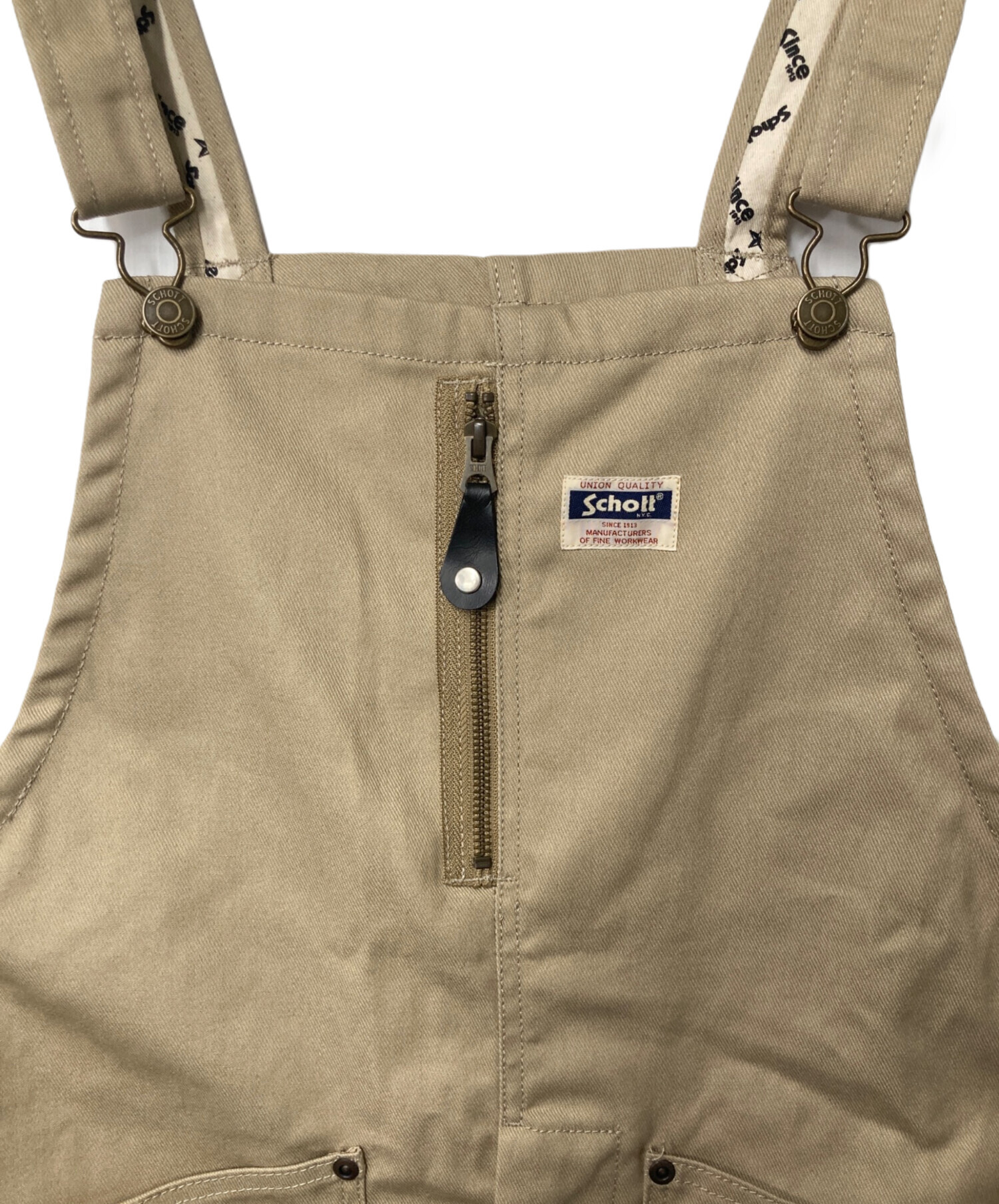 中古・古着通販】Schott (ショット) TC OVERALL PANTS ベージュ サイズ