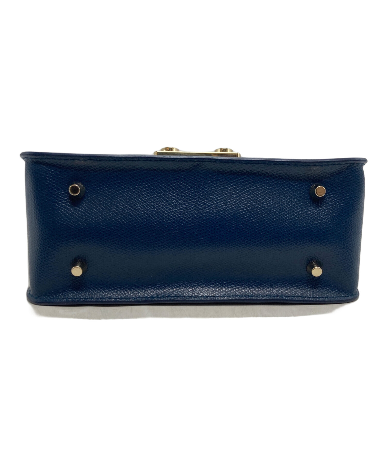 中古・古着通販】FURLA (フルラ) チェーンショルダーバッグ ネイビー