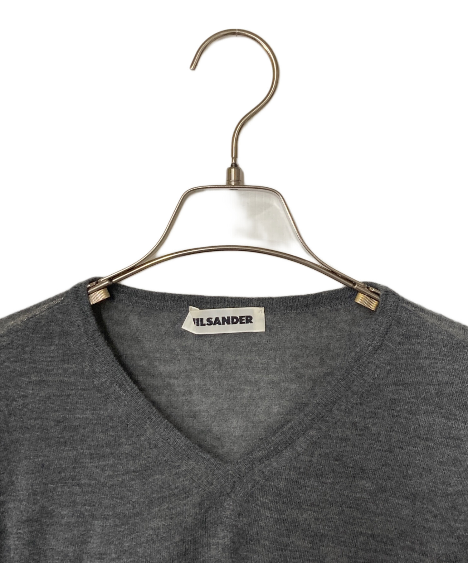 中古・古着通販】JIL SANDER (ジルサンダー) カシミヤVネックニット