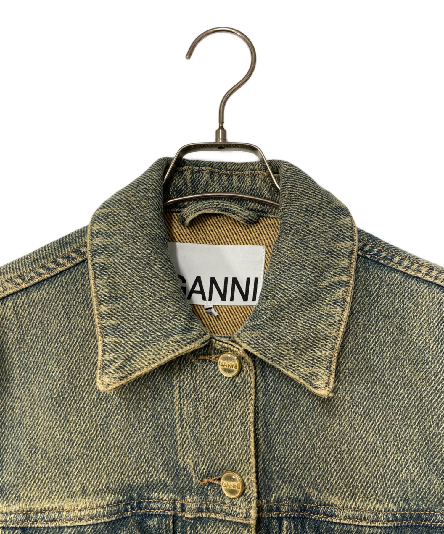 中古・古着通販】GANNI (ガニー) カットオフエッジ デニムジャケット