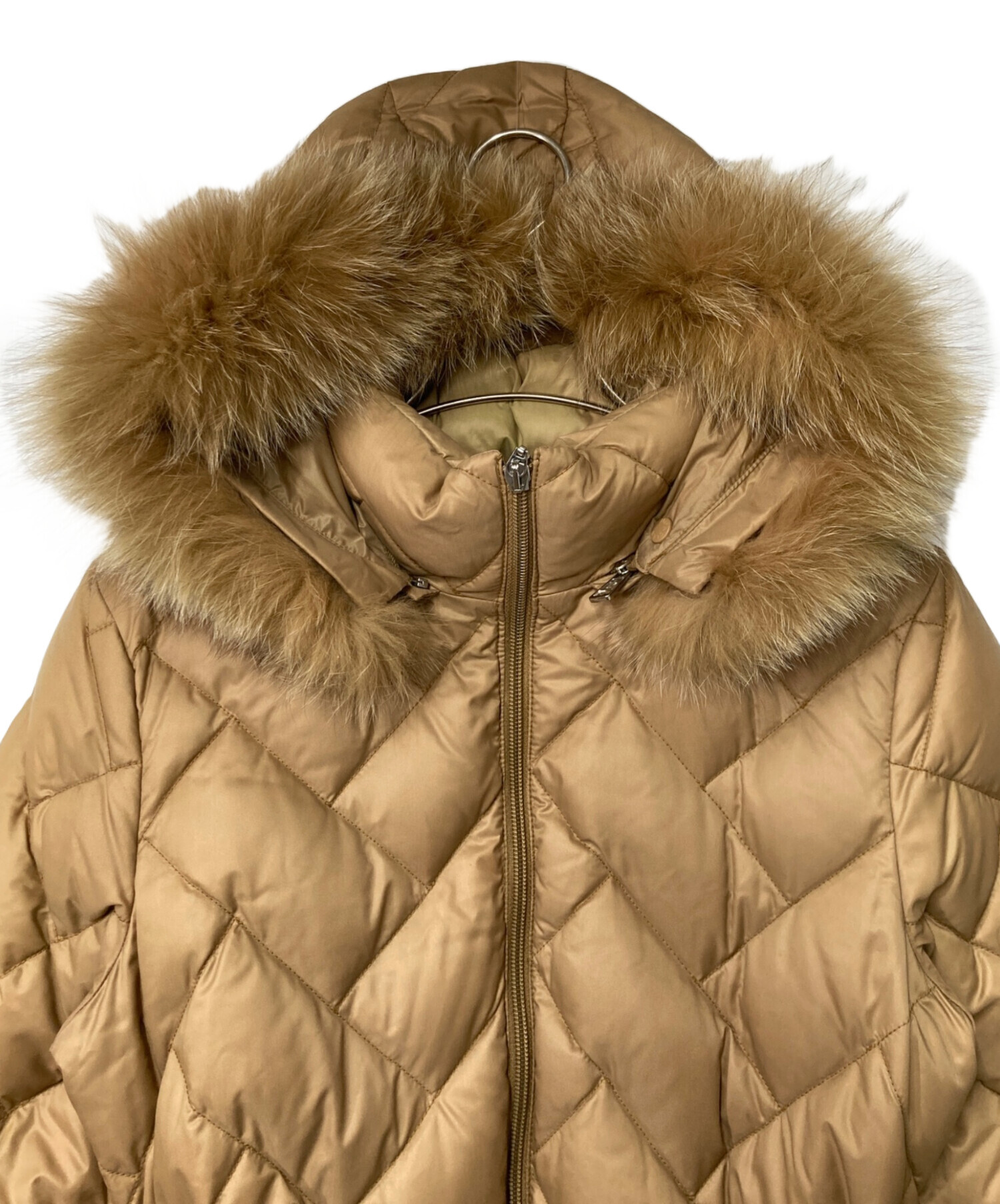 美品　MONCLER モンクレール　キルティングダウンコート 中古・古着通販】MONCLER (モンクレール) MELANIE ファー フーデッド