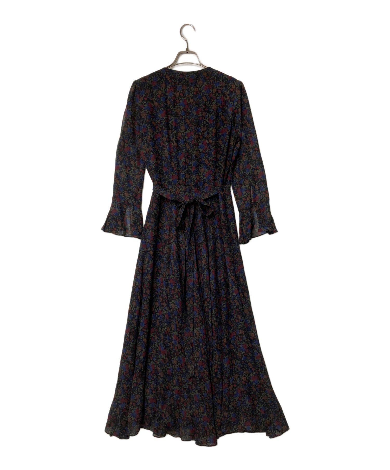 ラルフローレン　国内正規　近年モデル　袖レース　カシュクールワンピース　春夏 中古・古着通販】POLO RALPH LAUREN (ポロ・ラルフローレン) 花柄