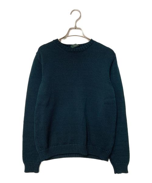 中古・古着通販】Zanone (ザノーネ) クルーネックニット グリーン