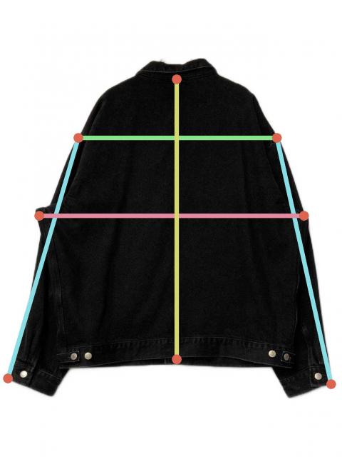 ジャケット・アウター Supreme Denim Chore Trucker JacketStripe Supreme Denim Chore Trucker Jacket Lサイズ