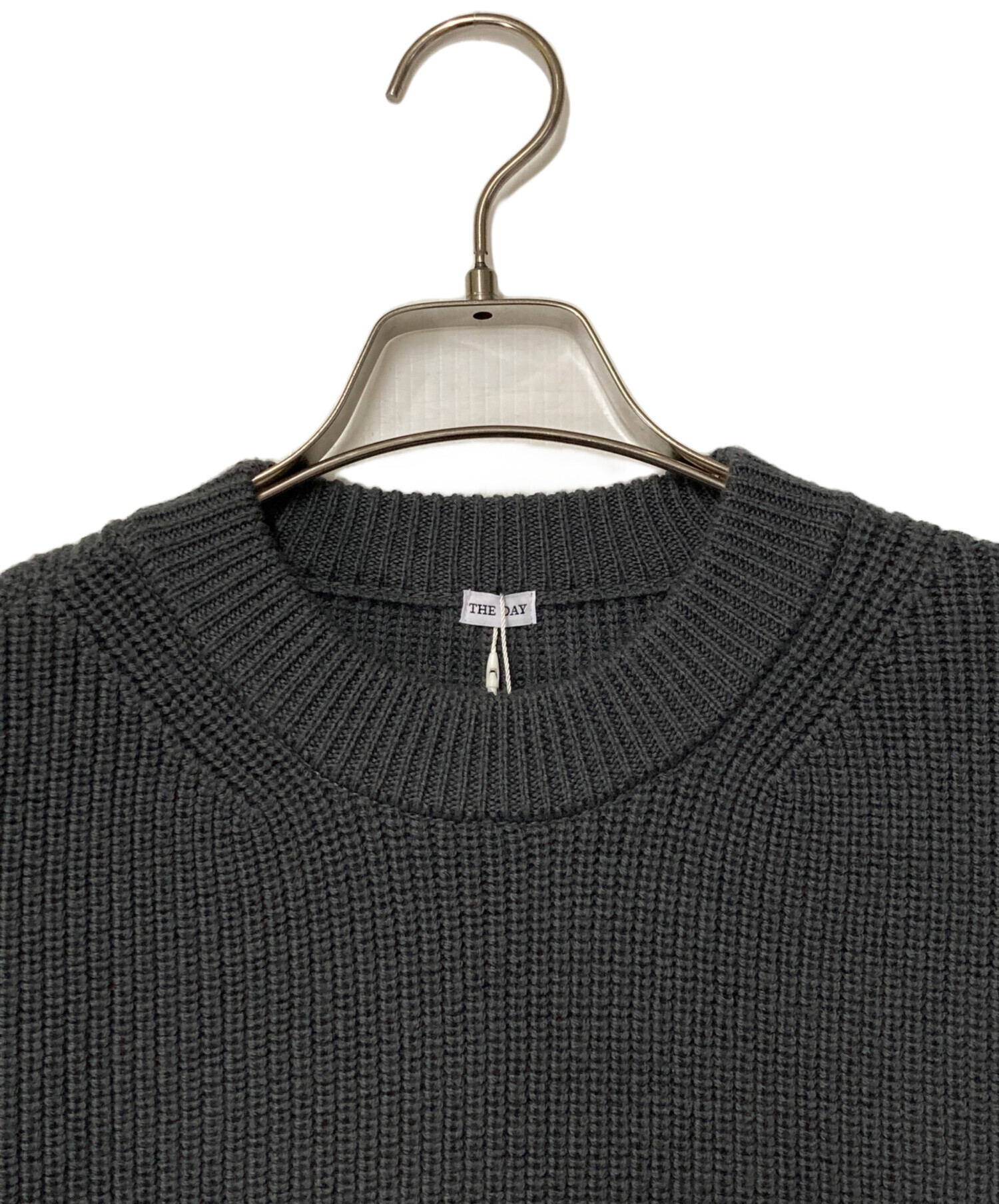中古・古着通販】the DAY (ザデイ) LOW GAUGE MERINO CREWNECK KNIT