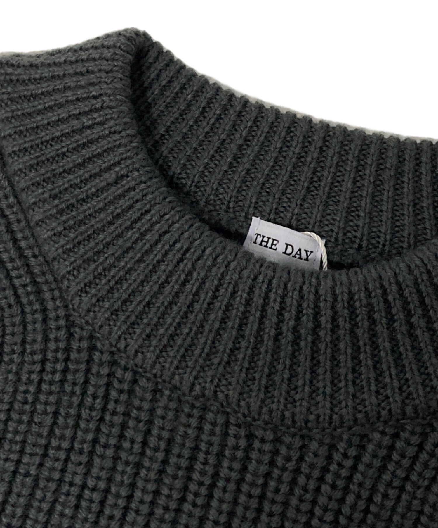 中古・古着通販】the DAY (ザデイ) LOW GAUGE MERINO CREWNECK KNIT 