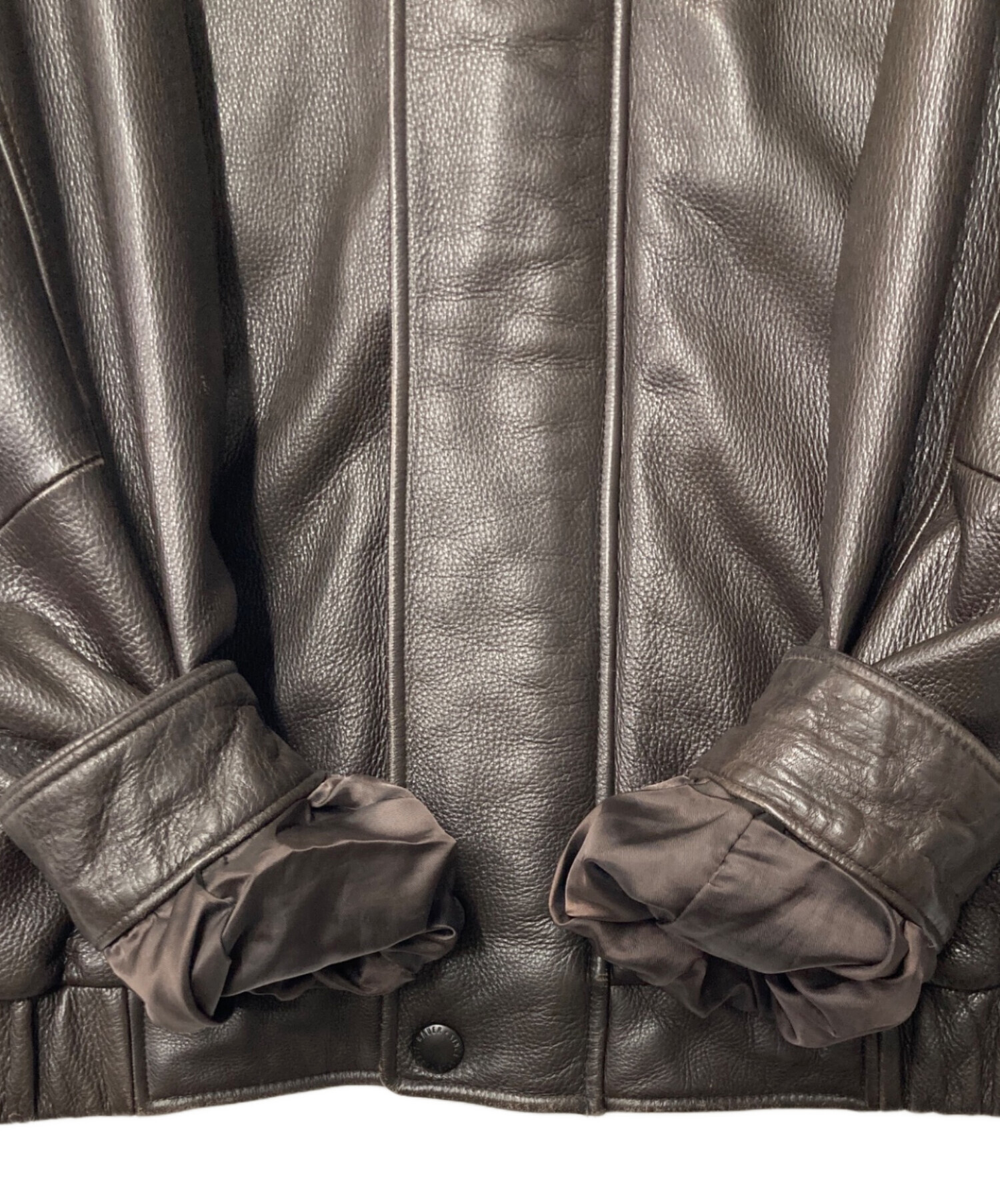 中古・古着通販】Eddie Bauer (エディーバウアー) レザージャケット