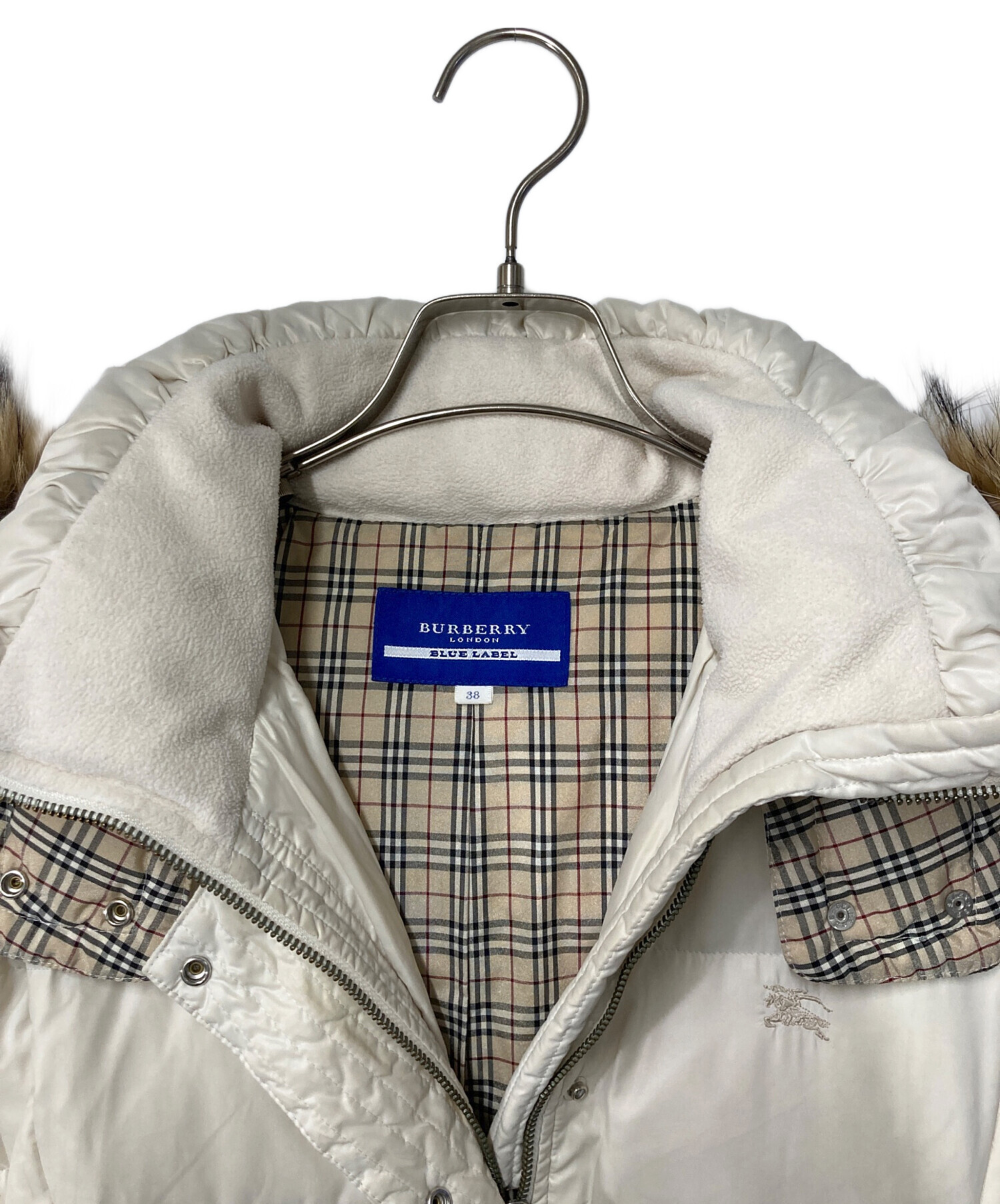 新品未使用BURBERRY BLUE LABEL ダウンジャケット サイズ38 中古・古着通販】BURBERRY BLUE LABEL (バーバリーロンドンブルー