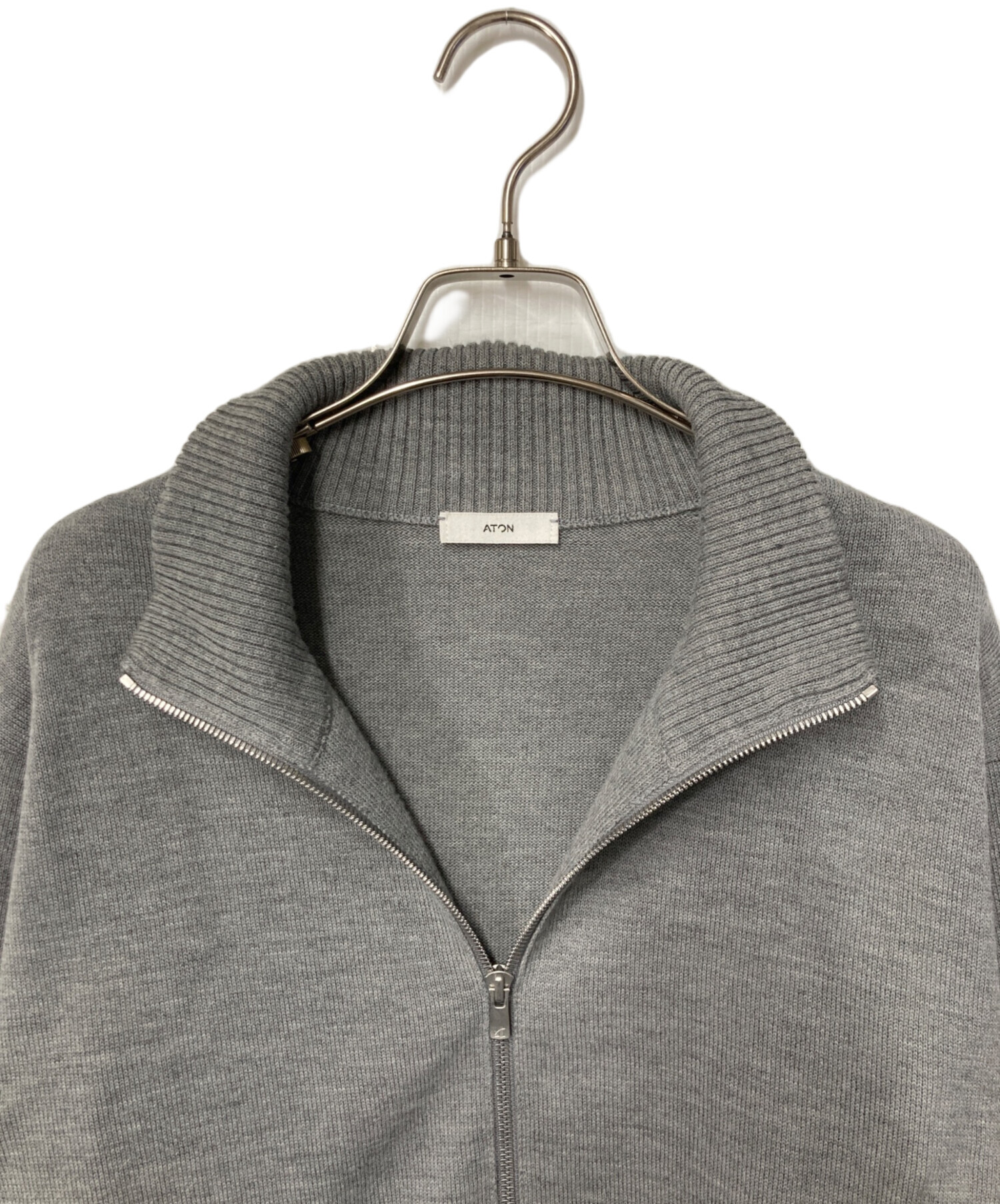 中古・古着通販】ATON (エイトン) WOOL WASHI ドライバーズニット