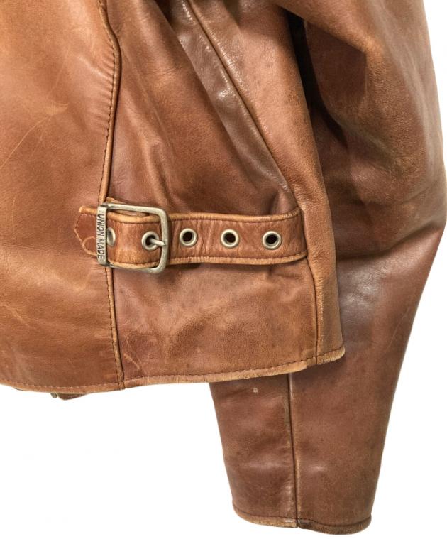 中古・古着通販】BLUE CROSS (ブルークロス) カウレザージャケット