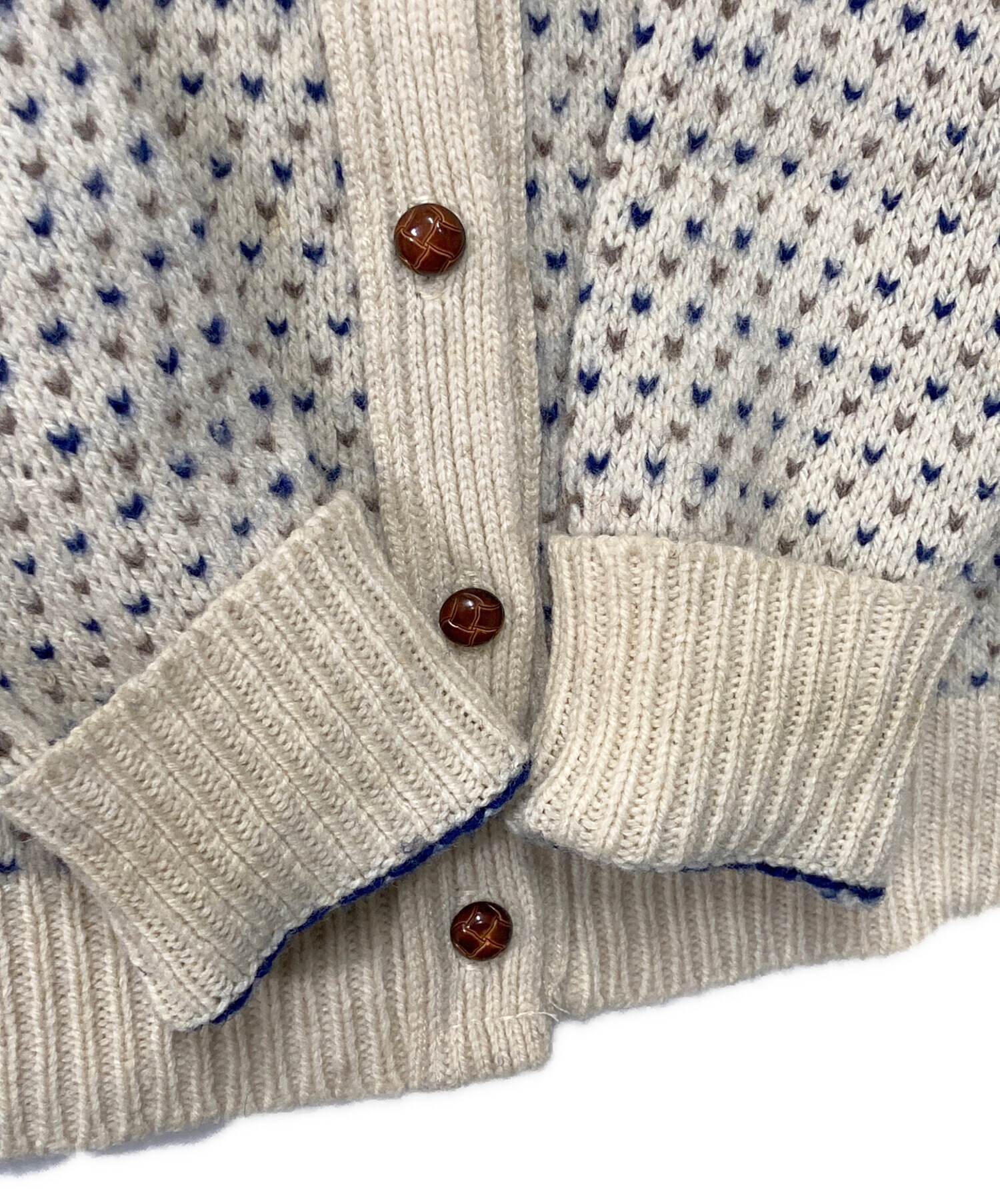 中古・古着通販】L.L.Bean (エルエルビーン) 80's バーズアイ クルー