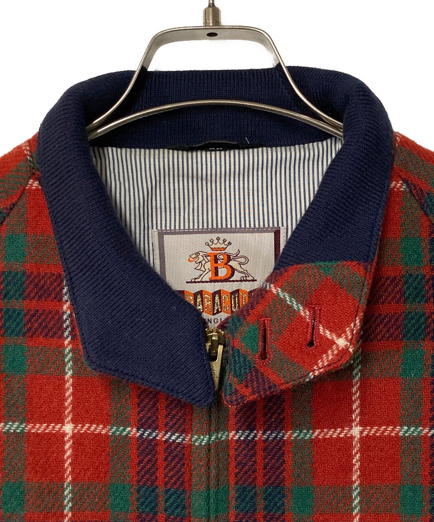 中古・古着通販】BARACUTA (バラクータ) G9 チェックウールブルゾン