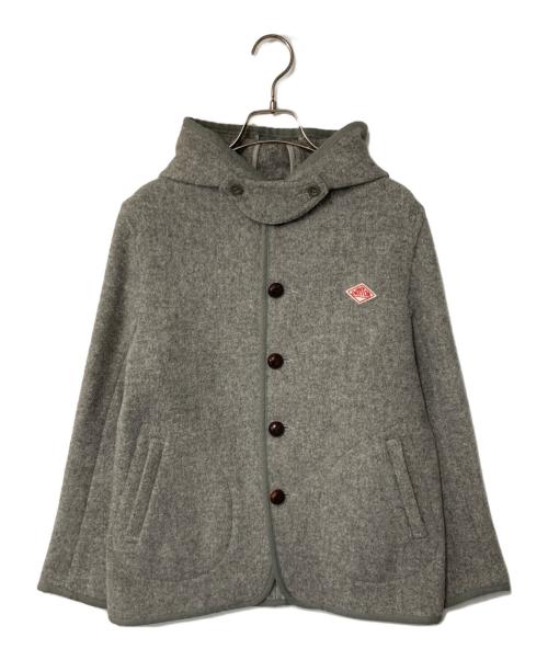 DANTON ウールジャケット サイズ36 グレー 中古・古着通販】DANTON (ダントン) ウールモッサ シングルフード