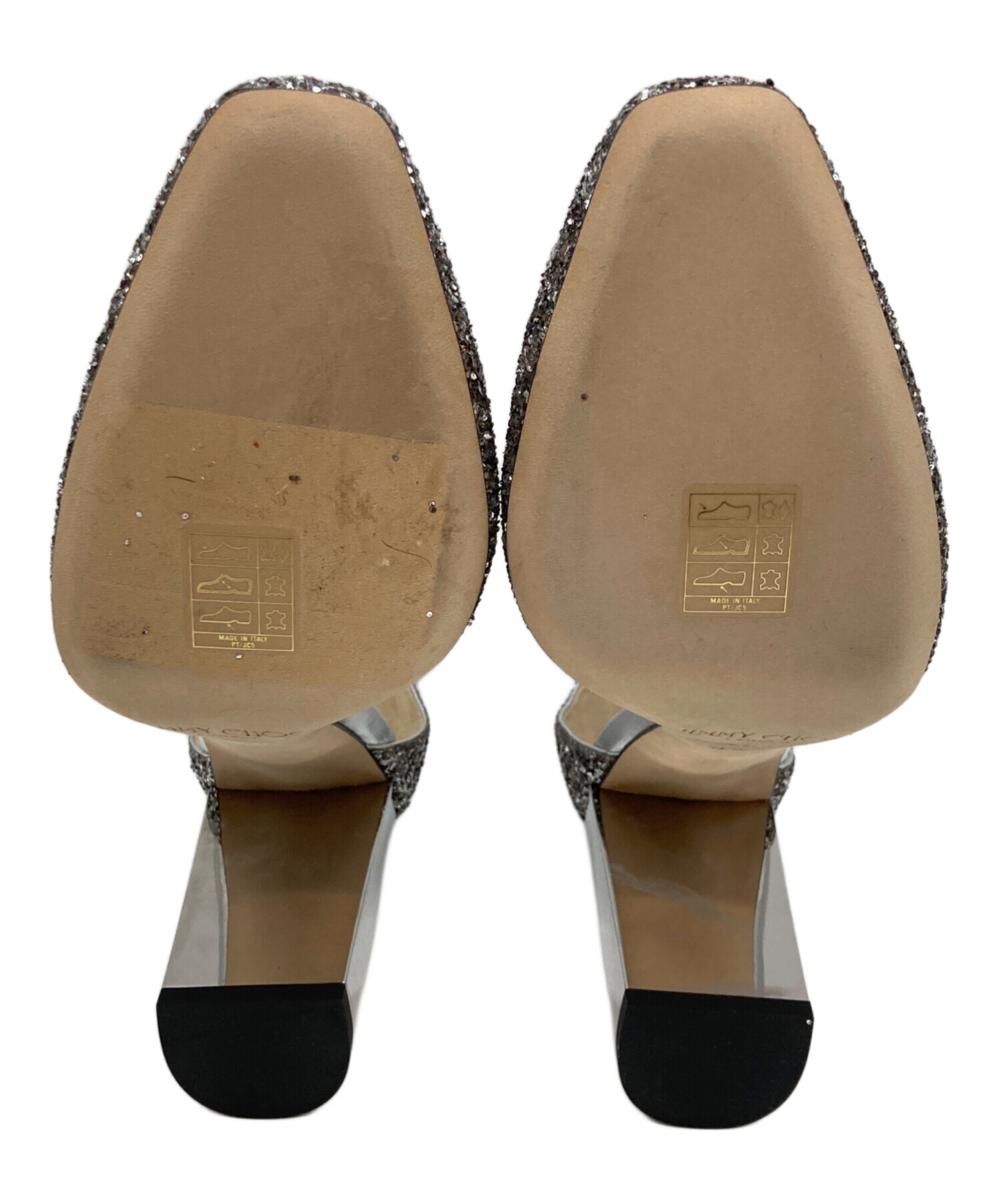 中古・古着通販】JIMMY CHOO (ジミーチュウ) ストラップヒールパンプス