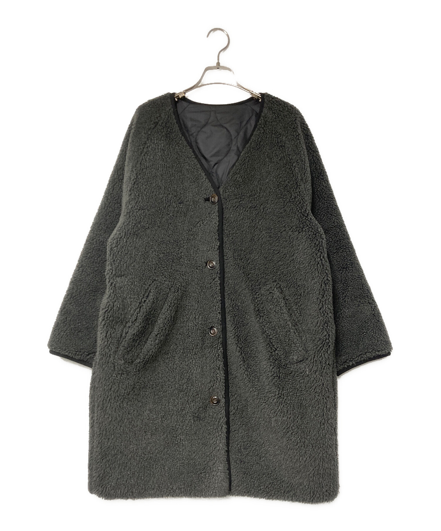 ハグオーワー ボア×キルティングリバーシブルコート　新品未使用 中古・古着通販】Hug O'War (ハグオーワー) ボアリバーシブル ノー