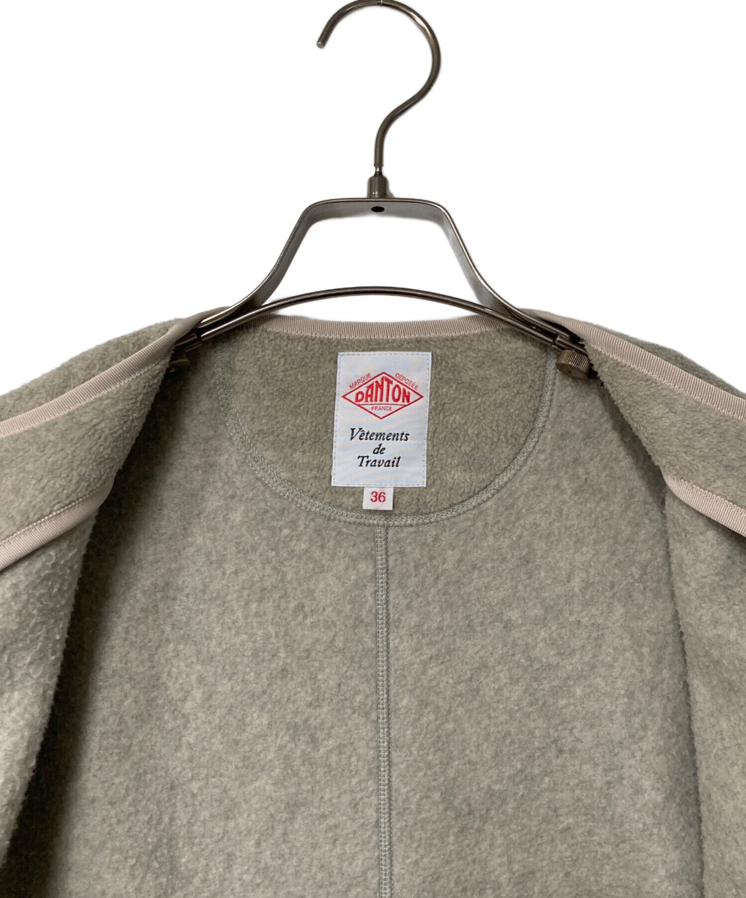 中古・古着通販】DANTON (ダントン) フリース カラーレスジャケット