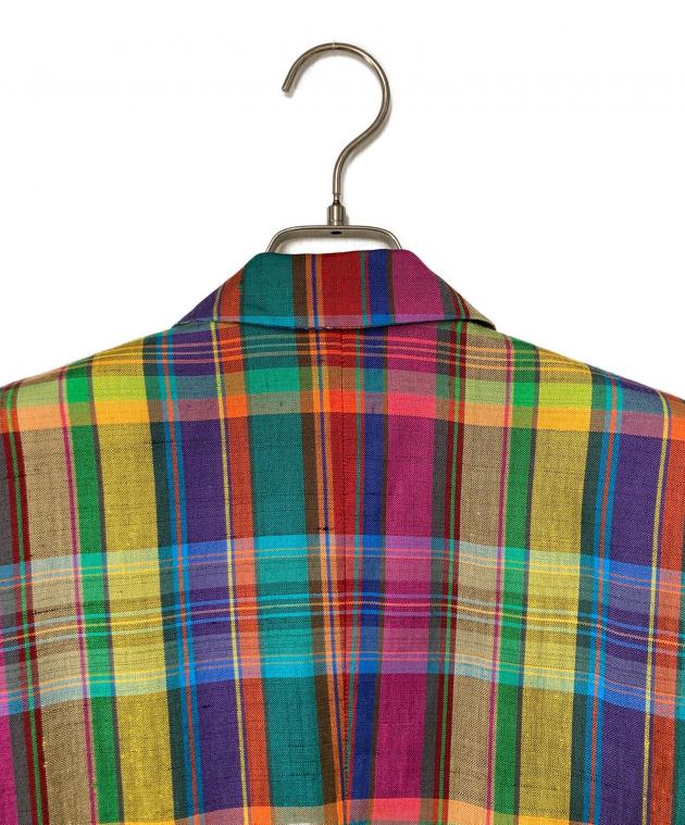 中古・古着通販】missoni (ミッソーニ) 半袖チェックテーラード