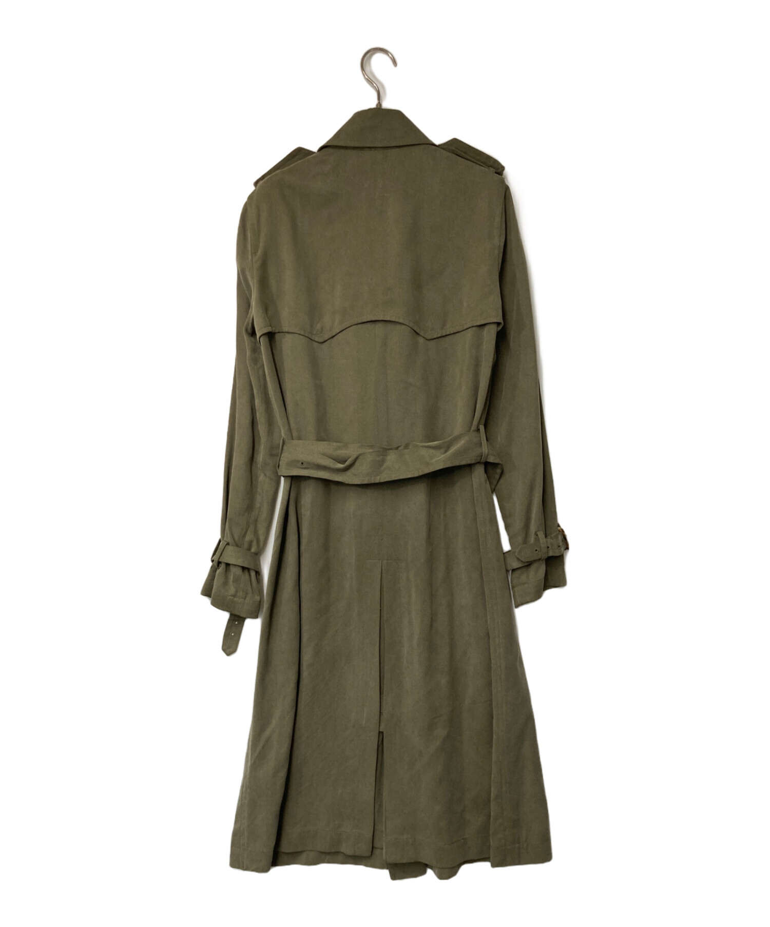 90s ラルフローレン　RALPH LAUREN トレンチコート　ロング　カーキ 中古・古着通販】POLO RALPH LAUREN (ポロ・ラルフローレン) トレンチ