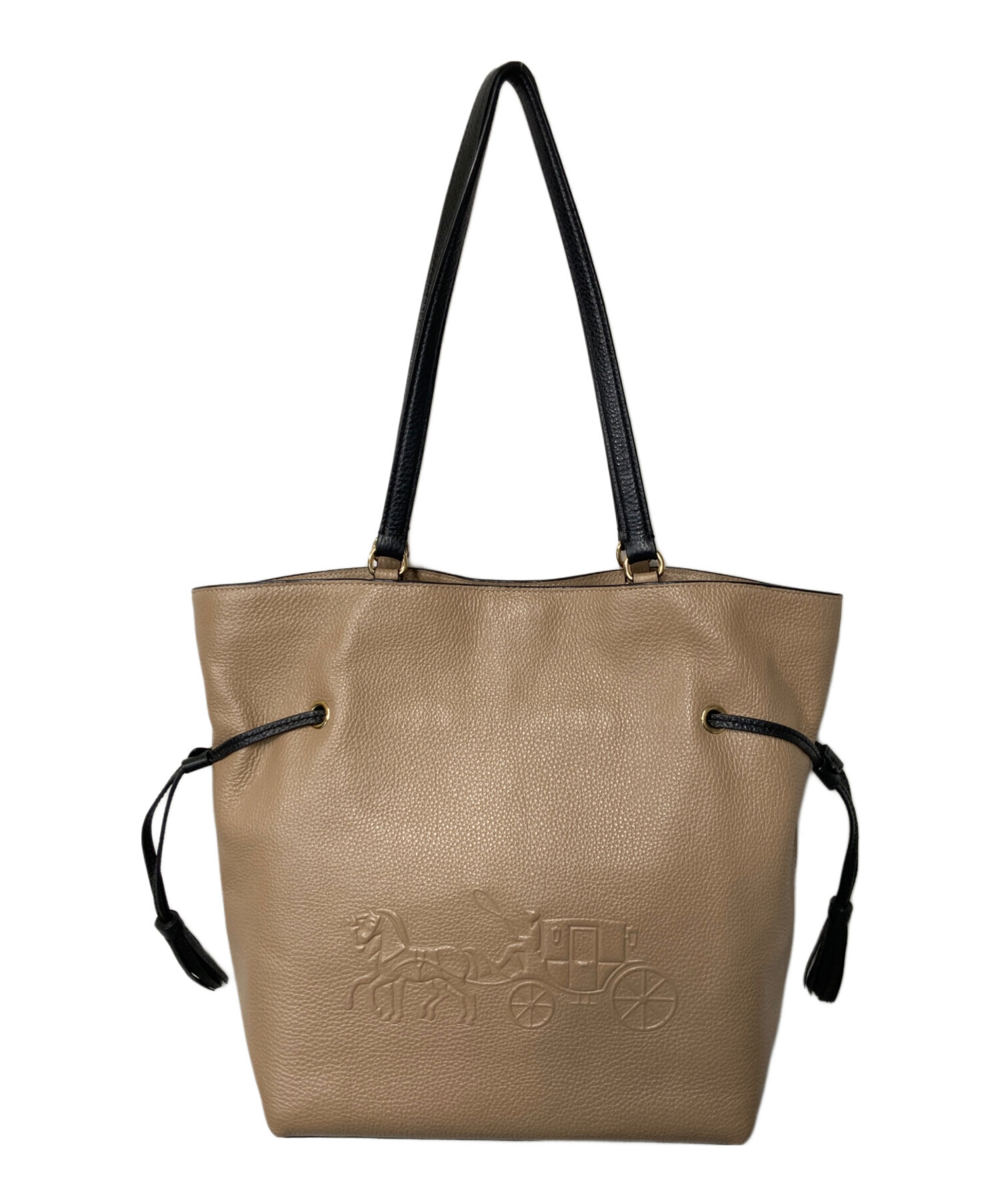 中古・古着通販】COACH (コーチ) アンディトートバッグ ベージュ