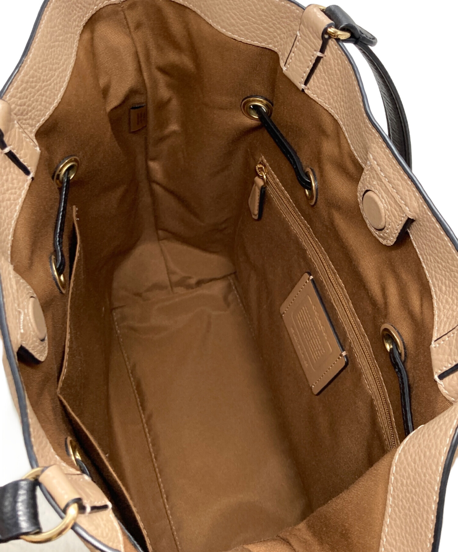 中古・古着通販】COACH (コーチ) アンディトートバッグ ベージュ