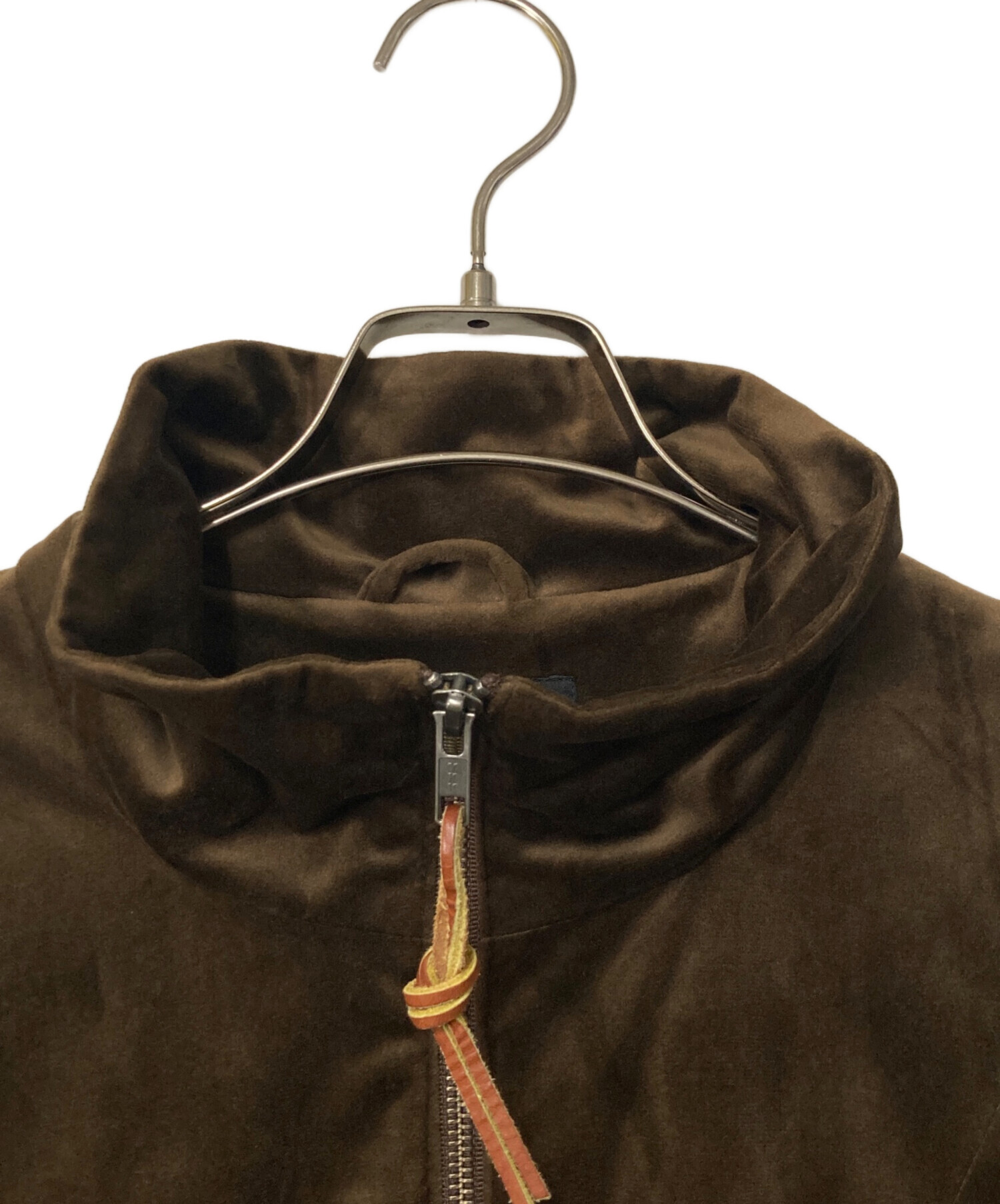 monitaly ブラウン ジップアップジャケット Sサイズ 中古・古着通販】MONITALY (モニタリー) ベロア ジップアップ トラック