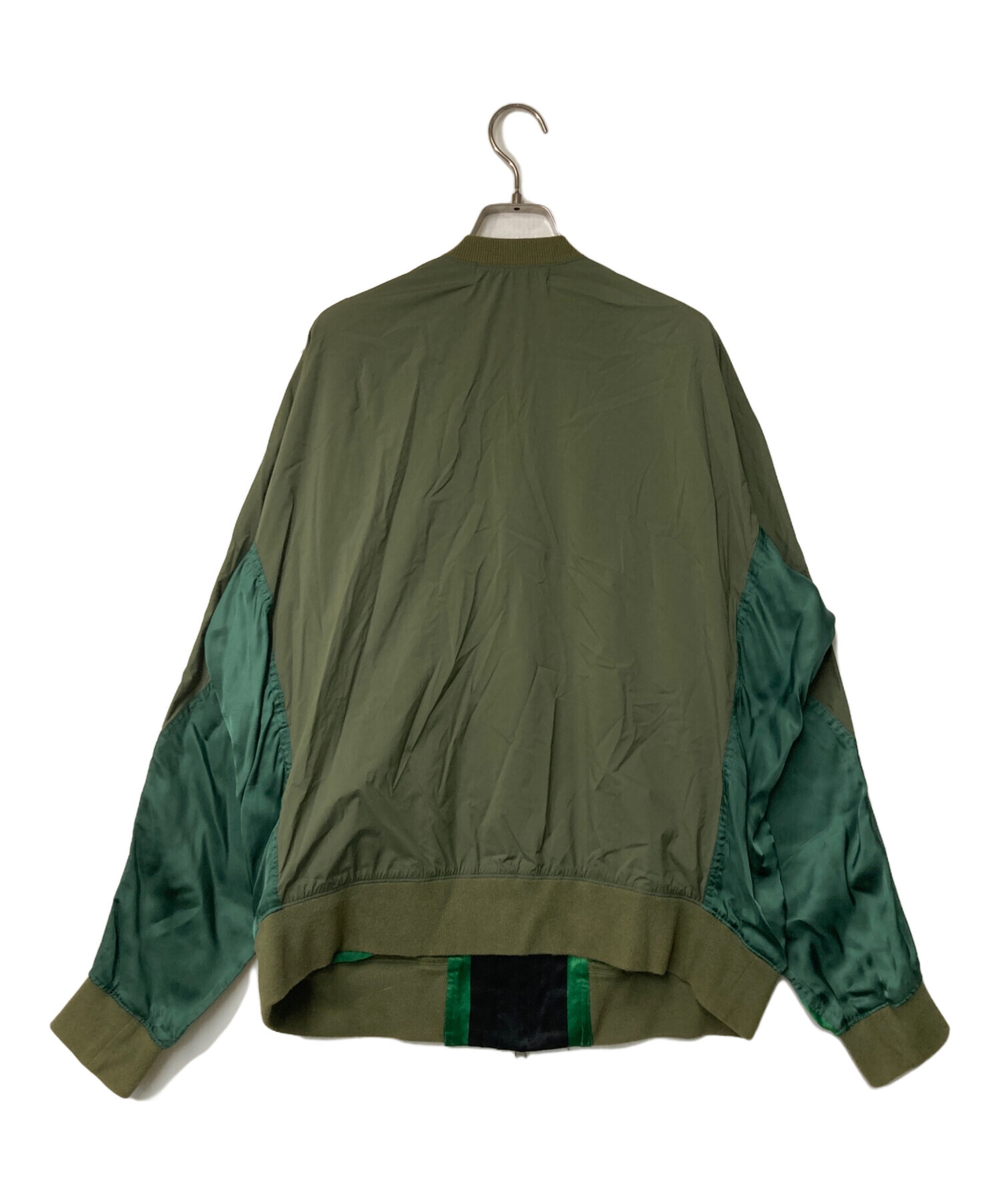 TOGA VIRILIS ミリタリージャケット ダークグリーン 中古・古着通販】TOGA VIRILIS (トーガ ビリリース) ナイロン切替