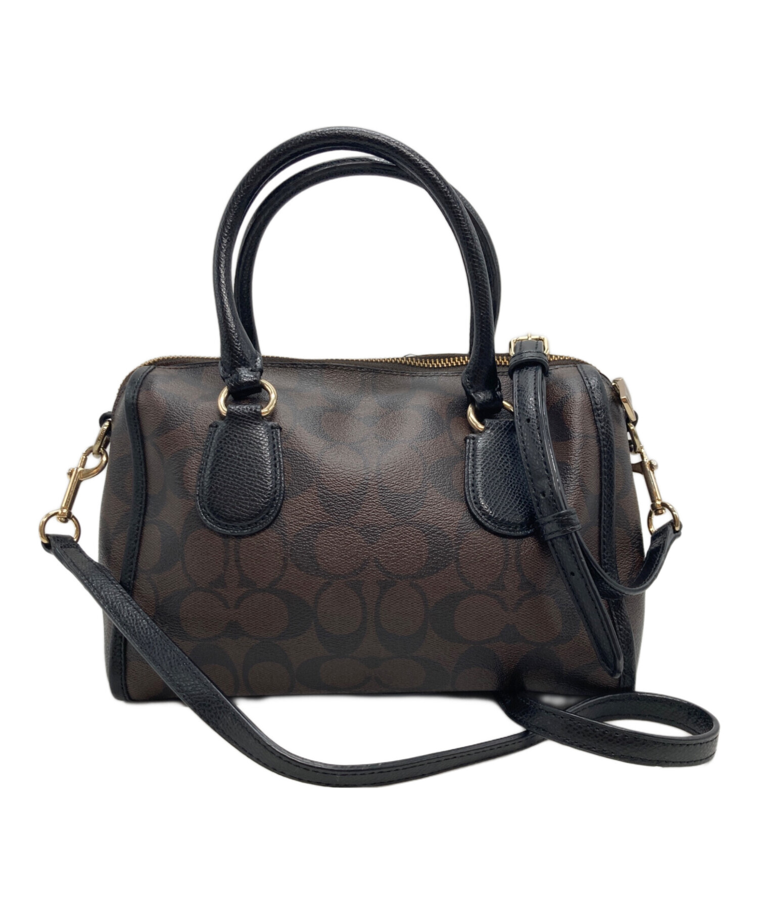 中古・古着通販】COACH (コーチ) シグネチャー 2WAY ハンドバッグ