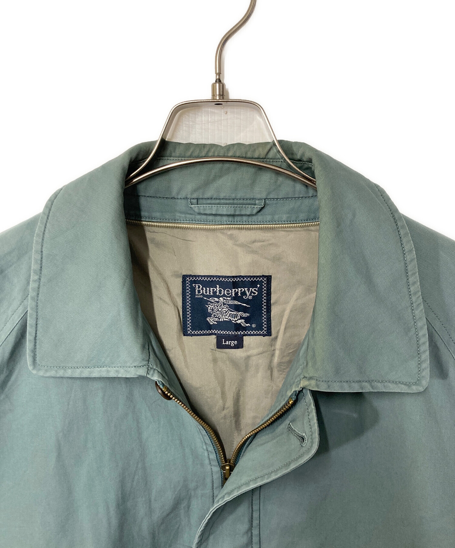 中古・古着通販】Burberry's (バーバリー) ホース刺繍ブルゾン ブルー