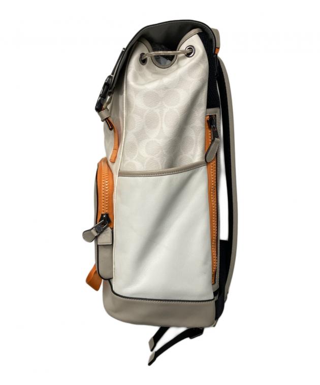 【新品未使用】コーチ リュック シグネチャー C2002 ベージュ 中古・古着通販】COACH (コーチ) トラック バックパック カラー