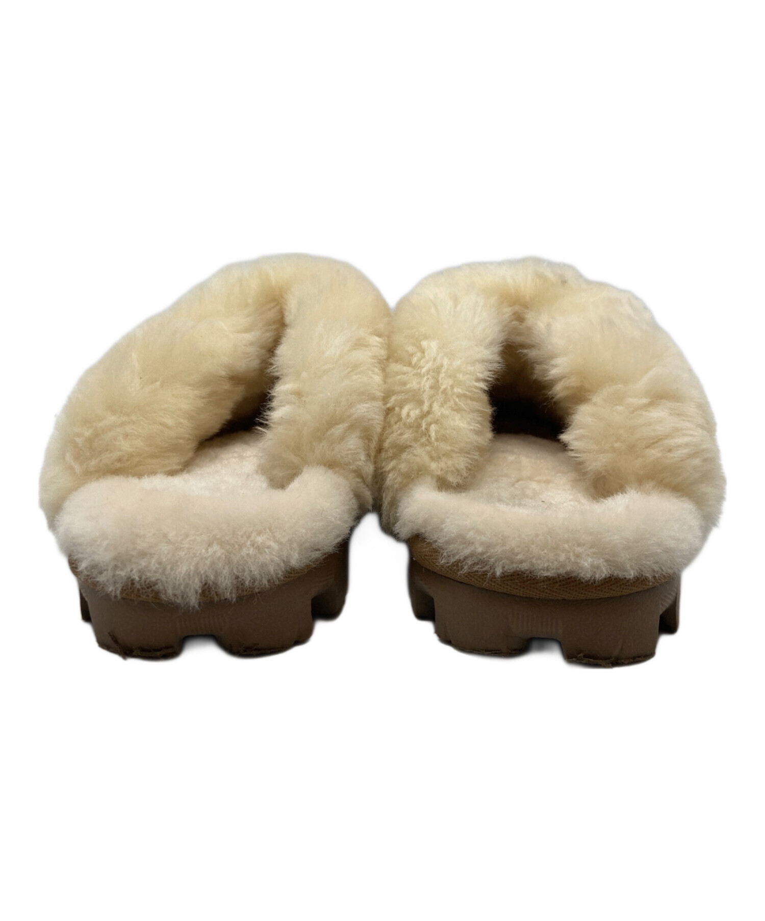 中古・古着通販】UGG (アグ) Coquette ファーサンダル ブラウン サイズ