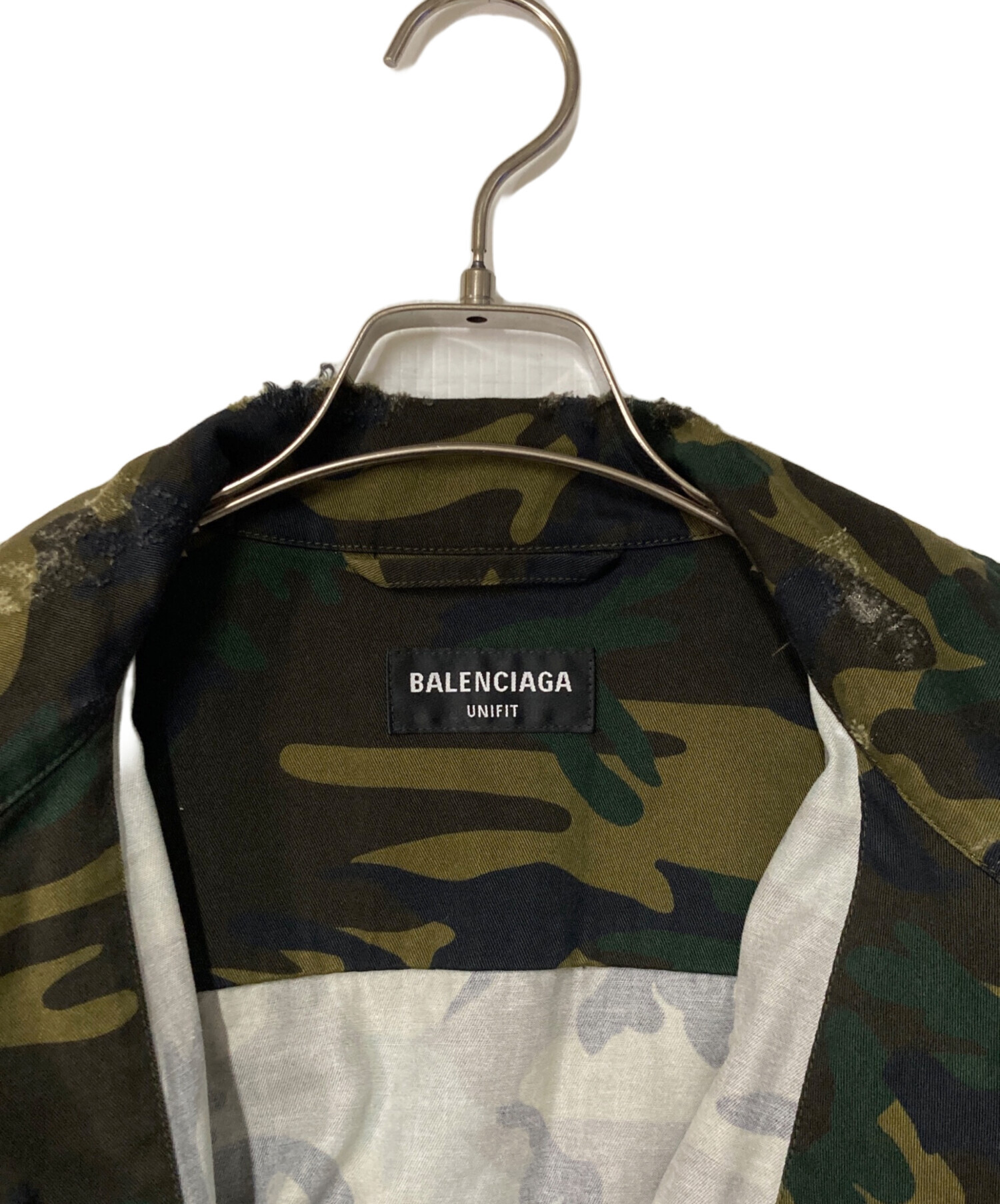 バレシンシアガ 迷彩 BALENCIAGA CAMO 大丸購入品 中古・古着通販】BALENCIAGA (バレンシアガ) Camouflage Print Army