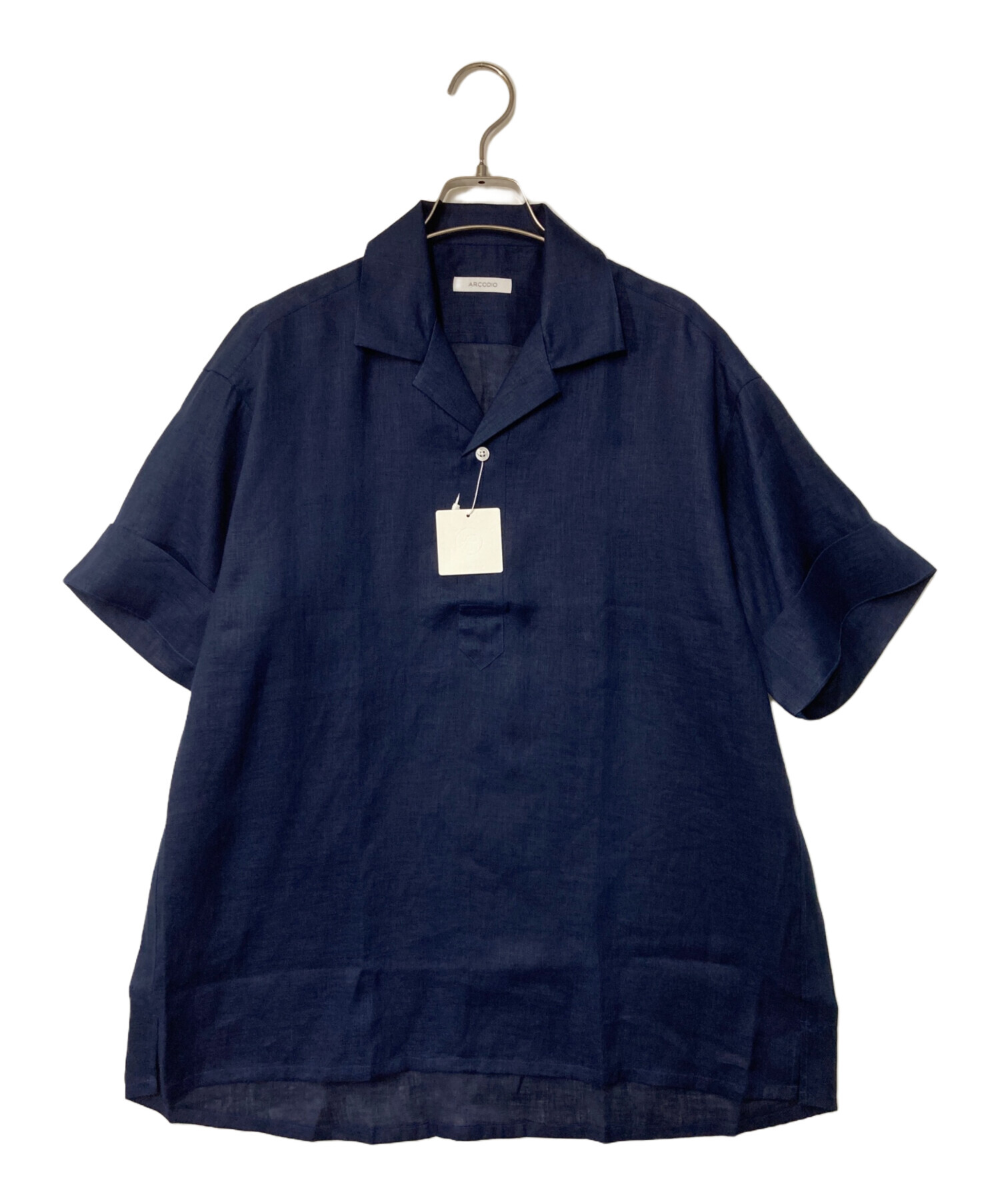 中古・古着通販】ARCODIO (アルコディオ) フレンチリネン 半袖プル