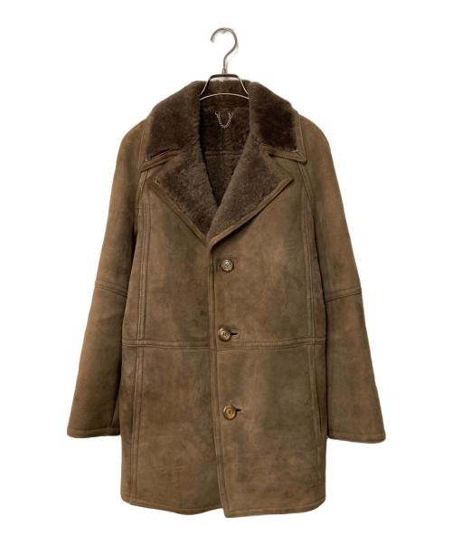 Morlands ムートンコート ダブル ブラウン イギリス製 中古・古着通販】Morlands (モーランド) ムートンコート ブラウン