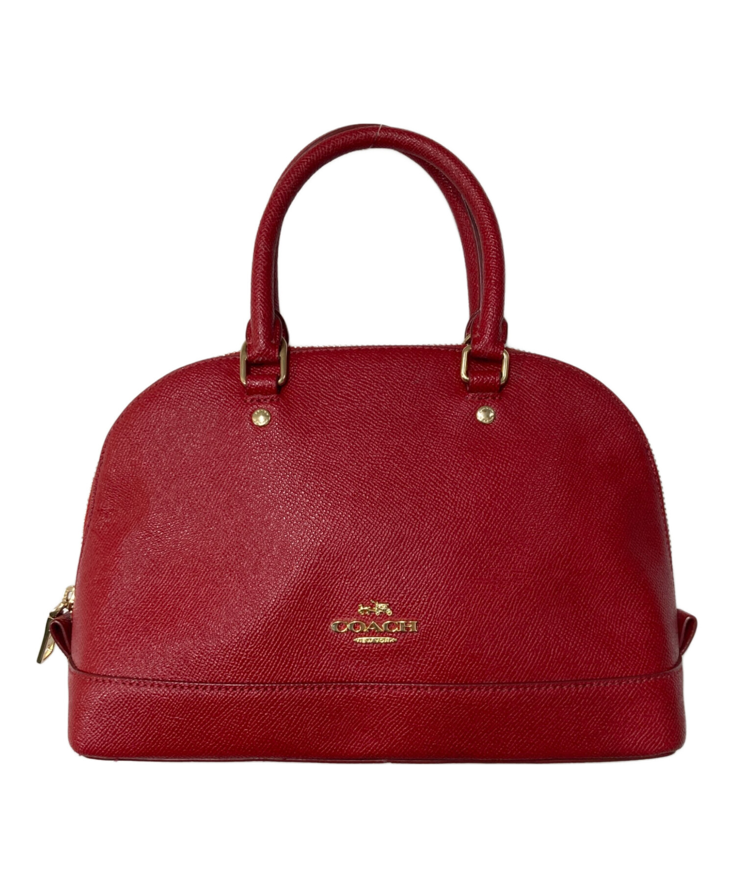 中古・古着通販】COACH (コーチ) 2WAYショルダーバッグ レッド