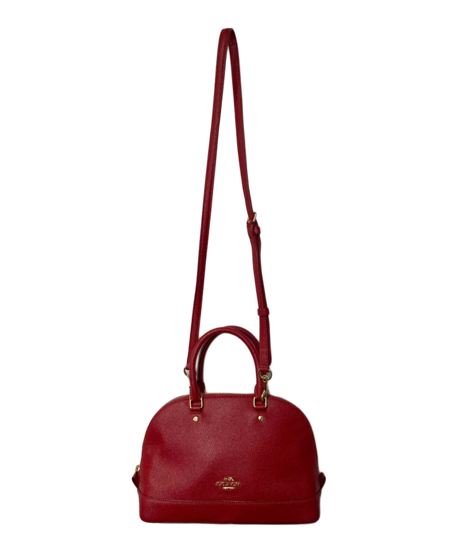 中古・古着通販】COACH (コーチ) 2WAYショルダーバッグ レッド