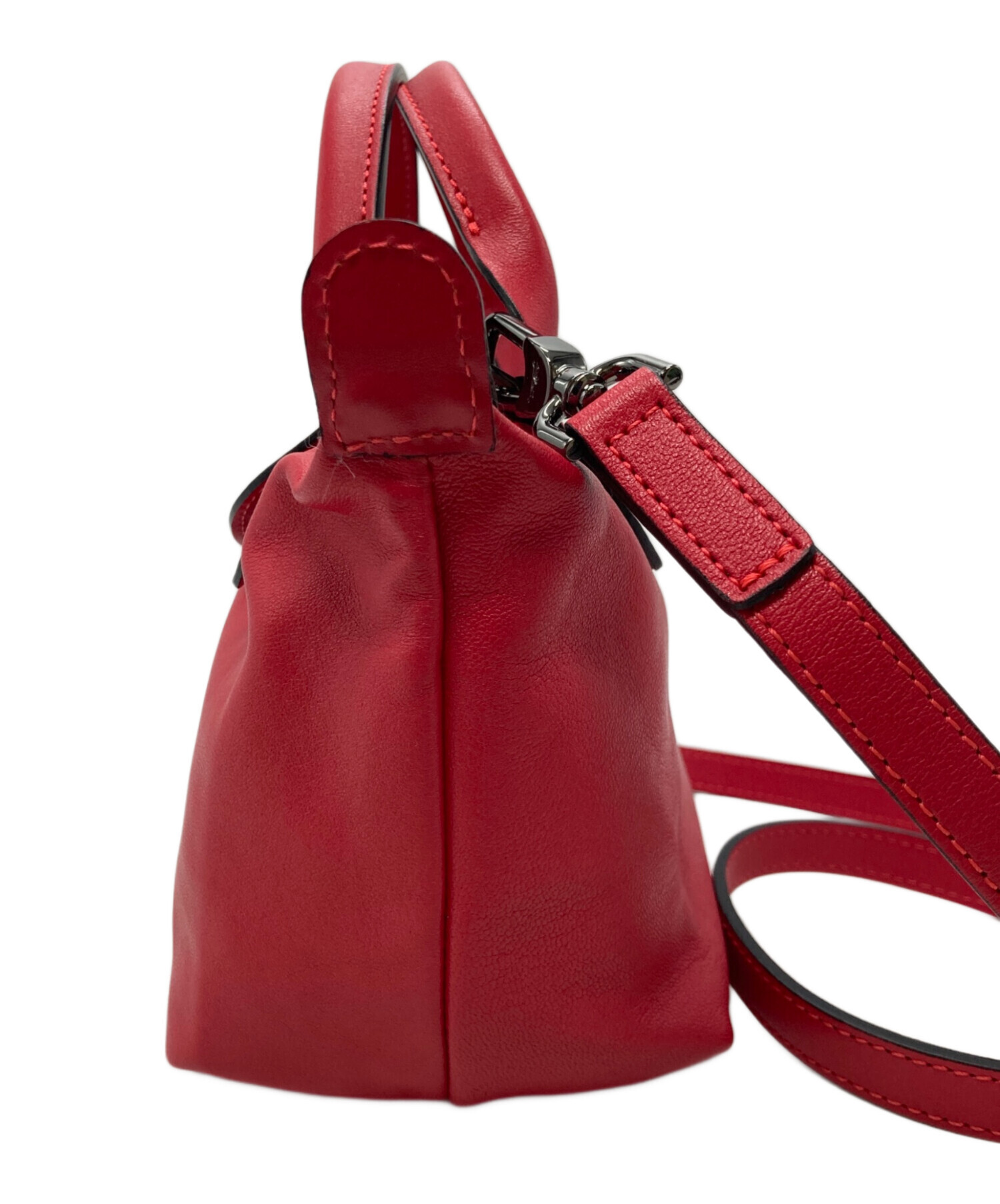 中古・古着通販】LONGCHAMP (ロンシャン) LE PLIAGE CUIR 2WAY ミニ