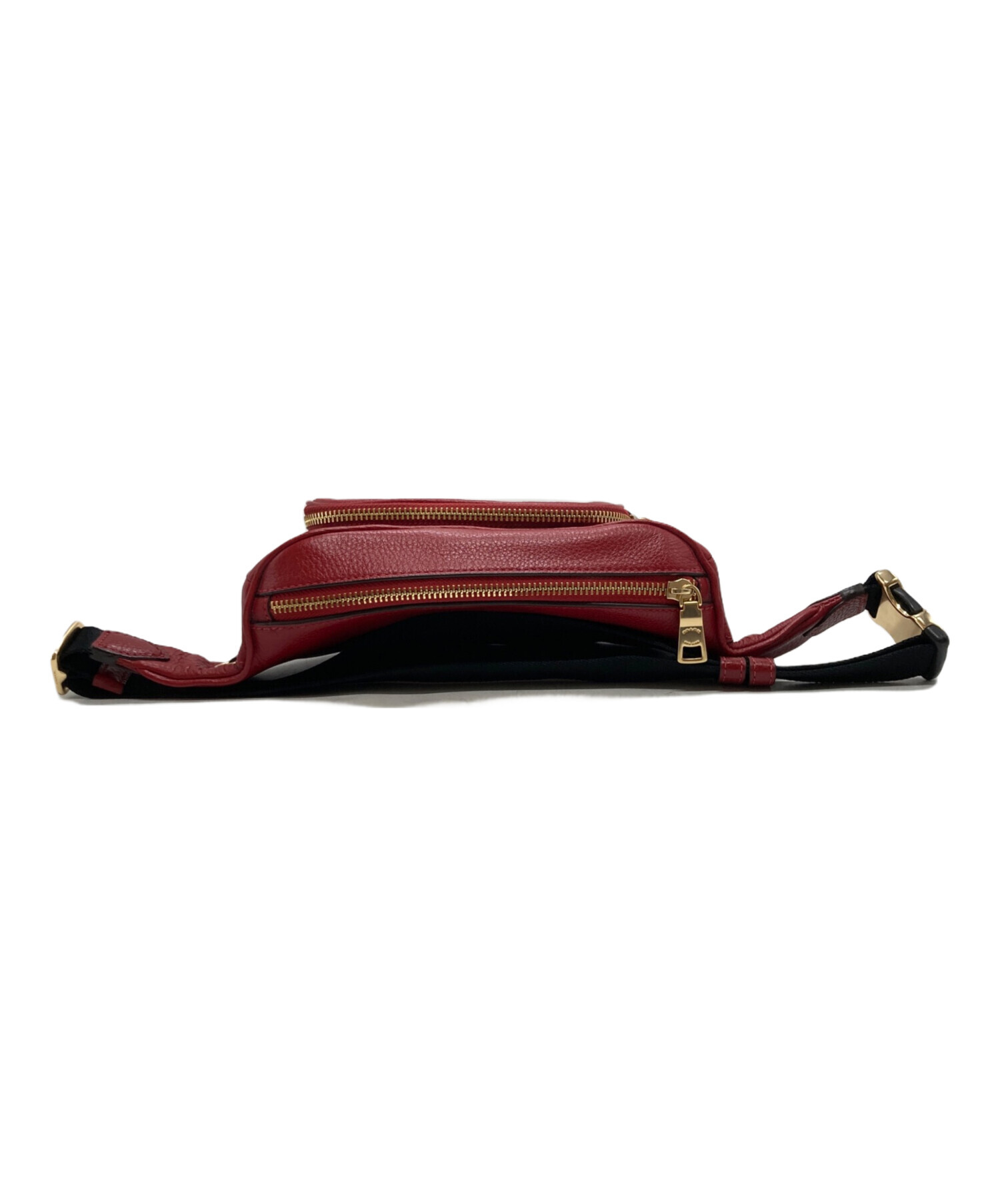 中古・古着通販】COACH (コーチ) ボディバッグ ウエストバッグ レッド
