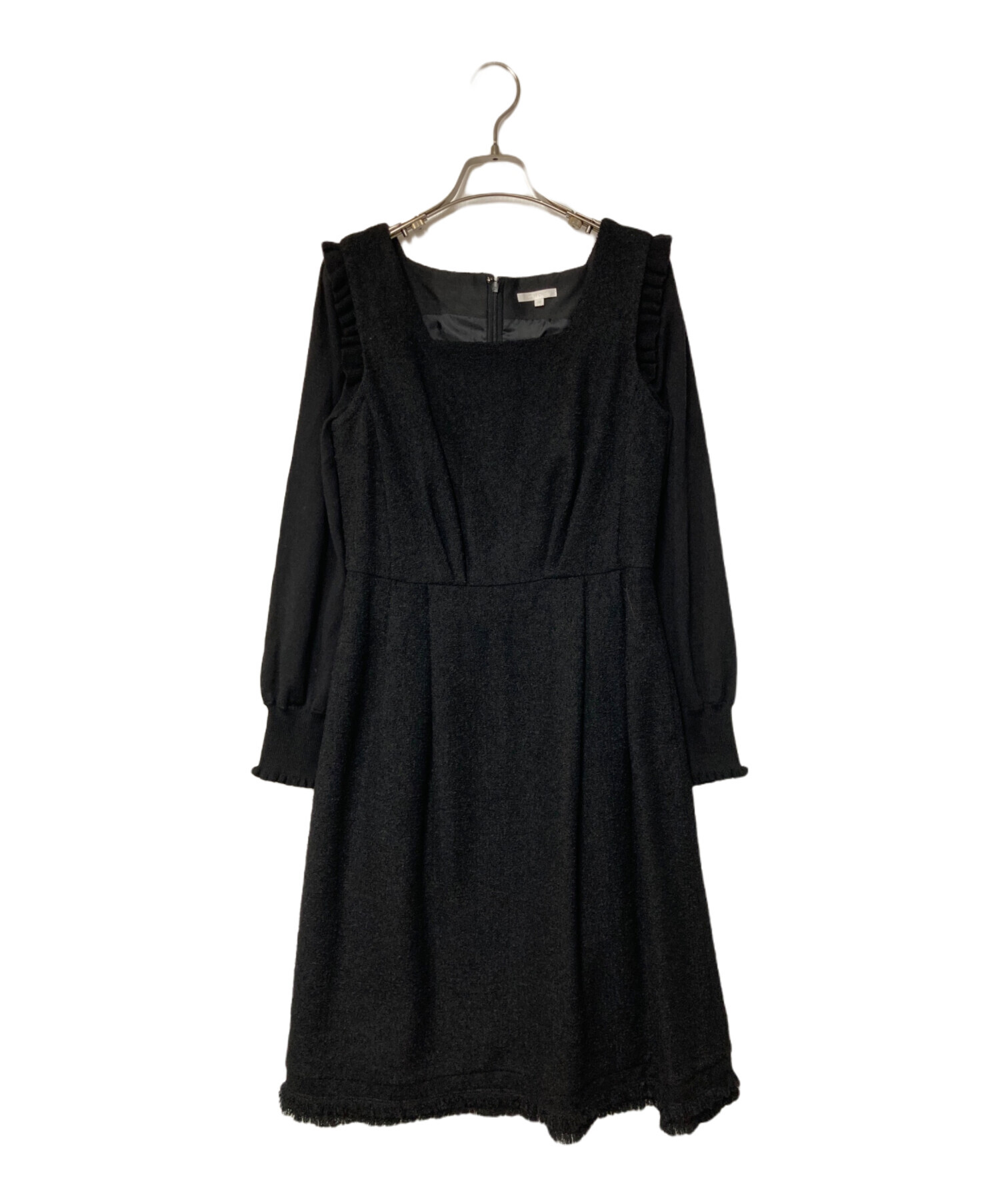 中古・古着通販】TO BE CHIC (トゥービーシック) ニット切替ワンピース