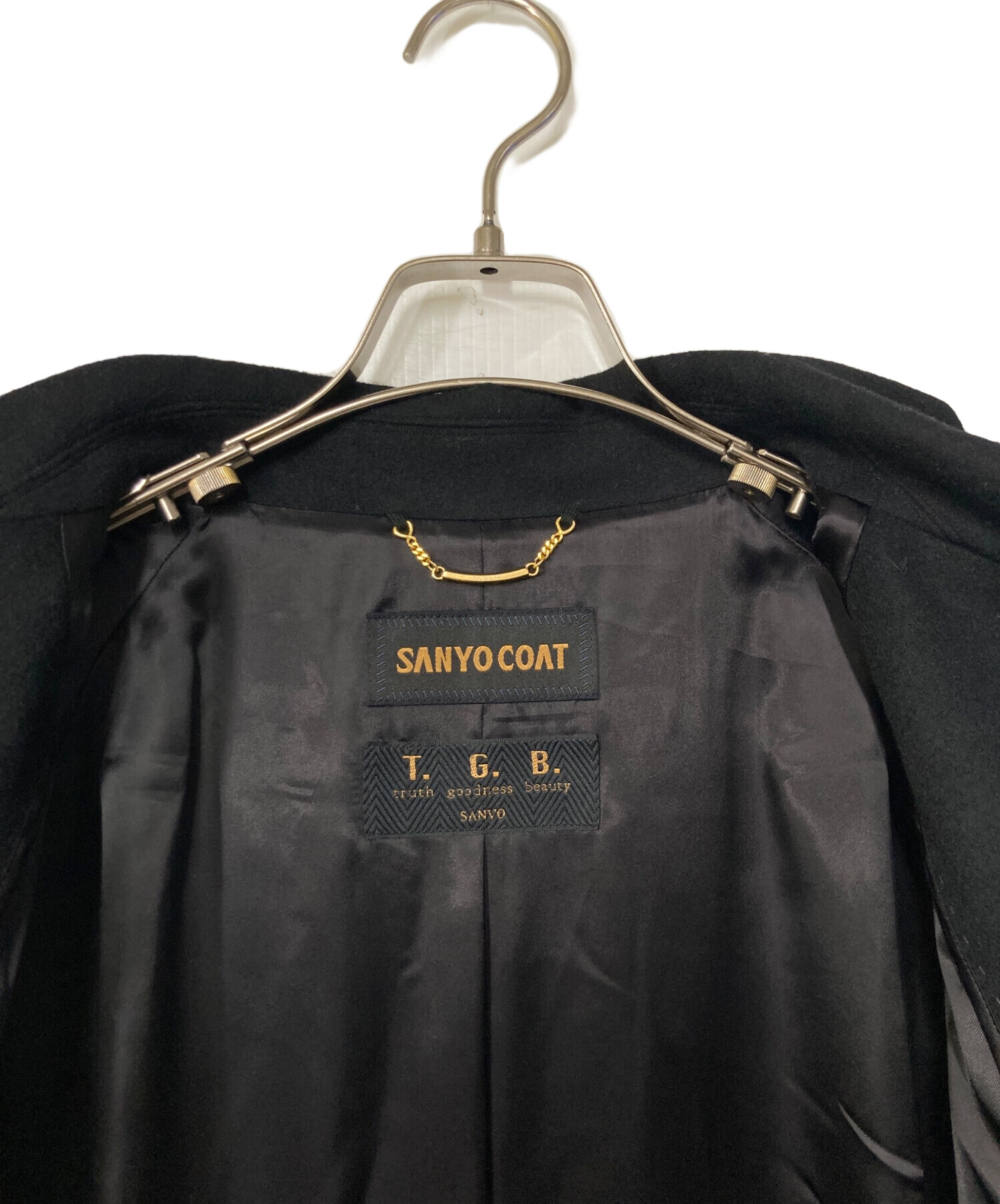 中古・古着通販】sanyo coat (サンヨーコート) カシミヤステンカラー