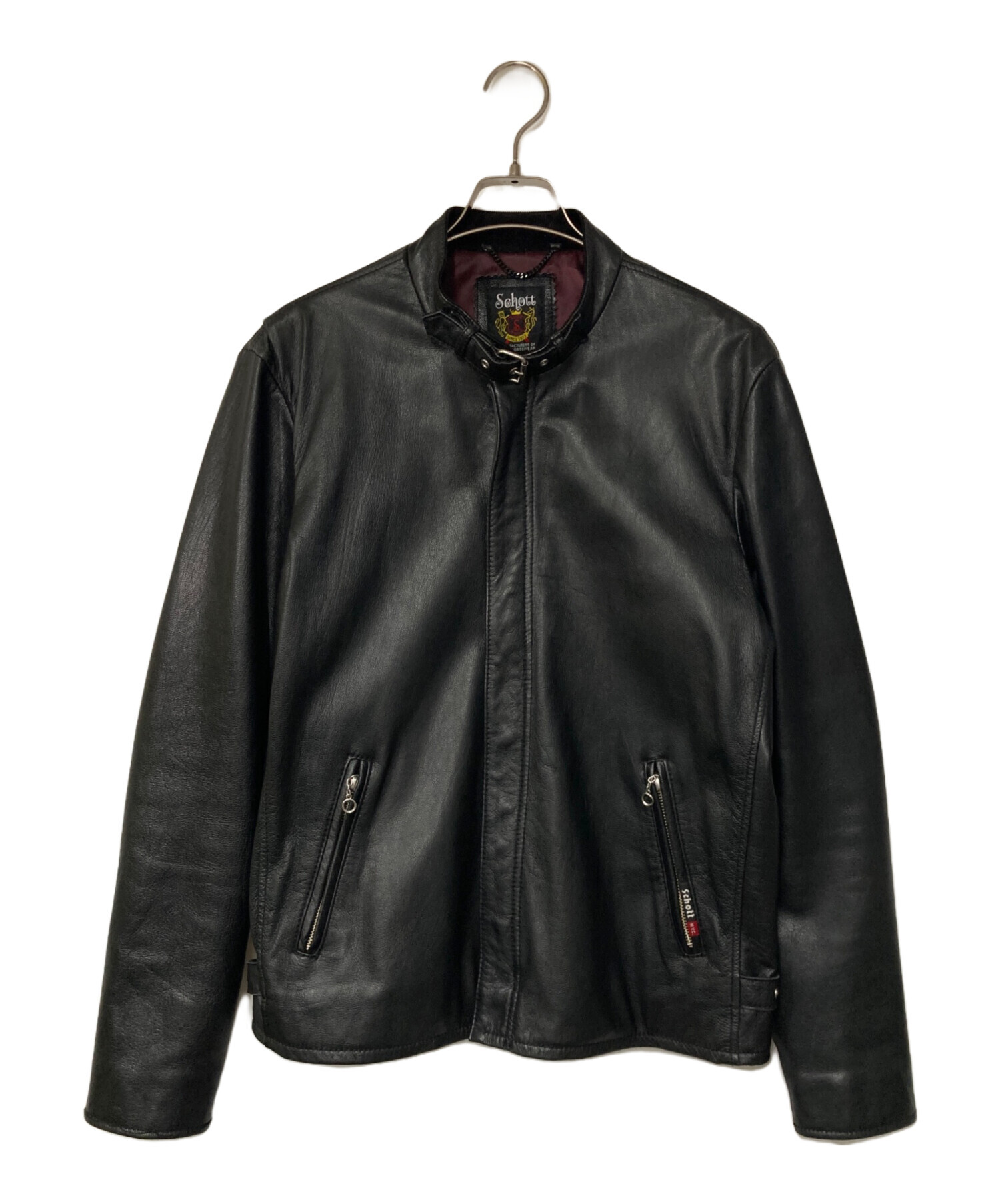 中古・古着通販】Schott (ショット) シングルレザーライダース 