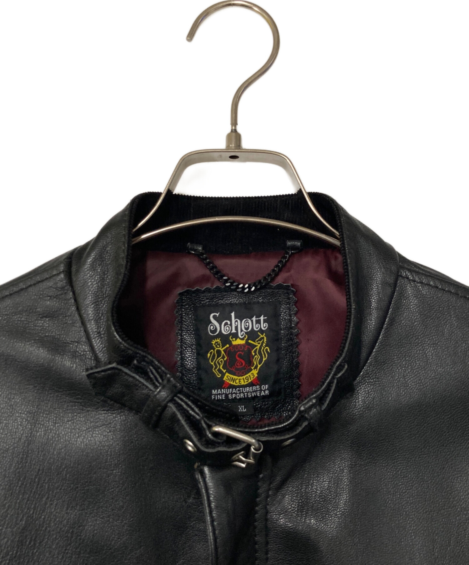 中古・古着通販】Schott (ショット) シングルレザーライダース 