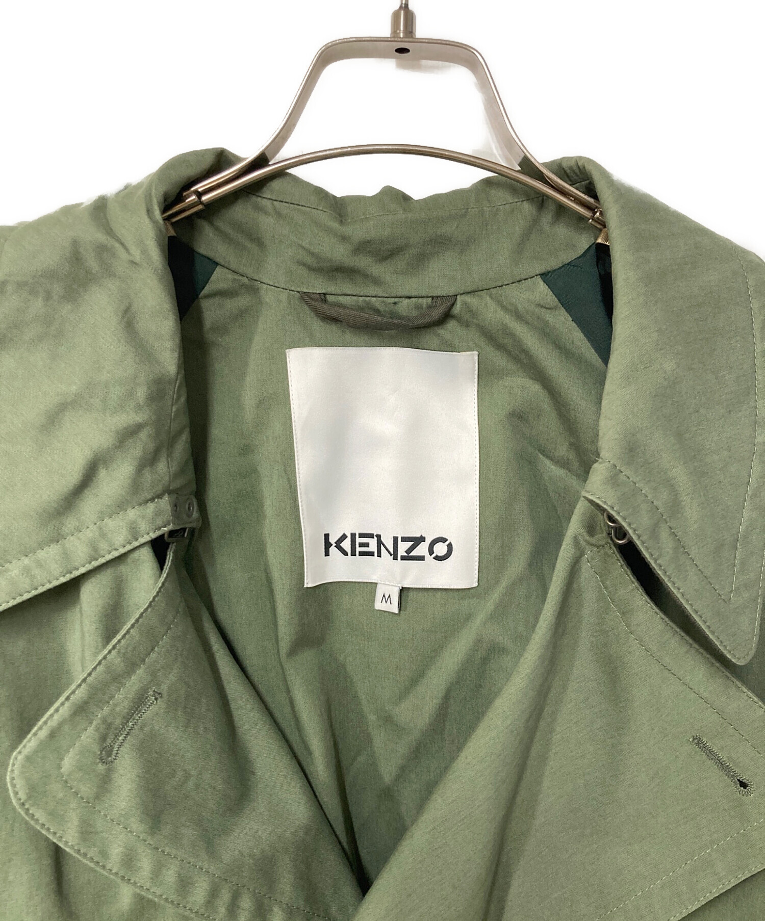 中古・古着通販】KENZO (ケンゾー) トレンチコート カーキ サイズ:M